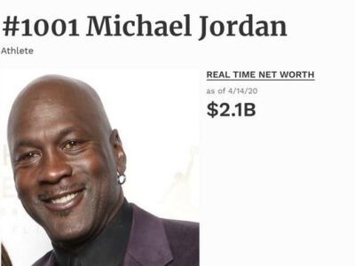 乔丹身价21亿美元登福布斯富豪榜 5年资产翻一倍